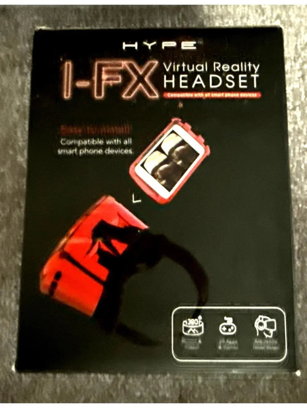Brand new Hype I-FX virtual reality Headset (Red) SEALED